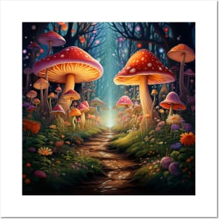 Mushroom Design Posters and Art